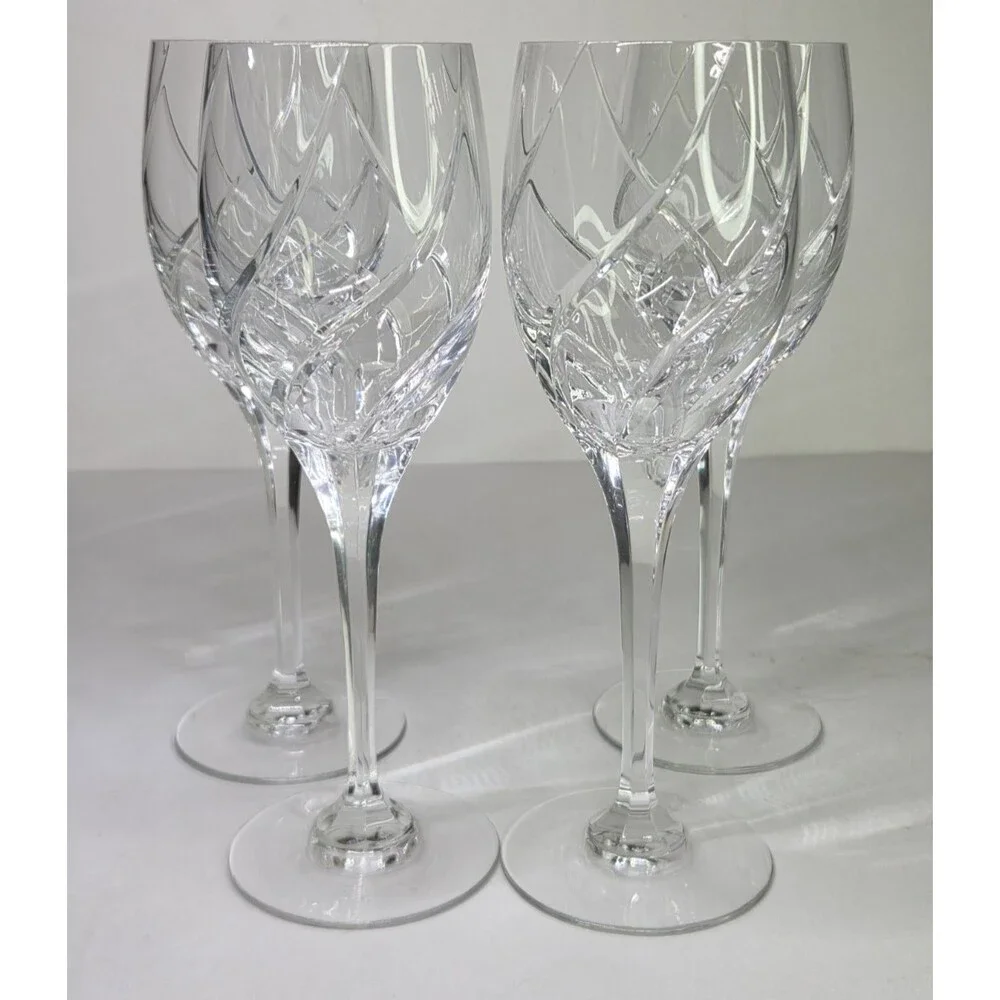 Set Of 4 Mikasa Olympus Water Goblets 9